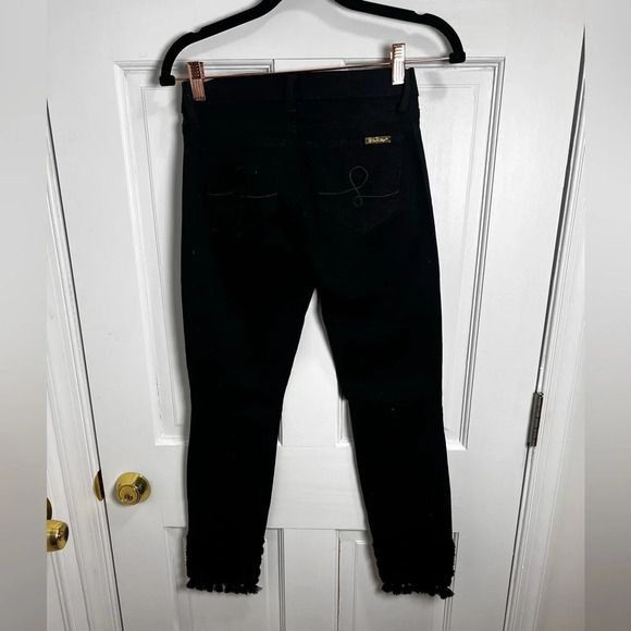 Lilly Pulitzer Size 00 excellent like new condition black south ocean crop - Picture 6 of 6